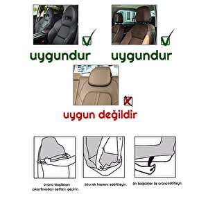 Mirsepet Oto Koltuk Kılıfı Penye Kumaş Terletmez-yıkanabilir-kolay Montaj 7 Renk Siyah
