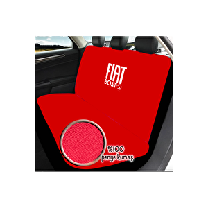 Mirsepet Penye Oto Koltuk Kılıfı Fiat Fiorino Uyumlu Yıkanabilir Kolay Montaj Kırmızı