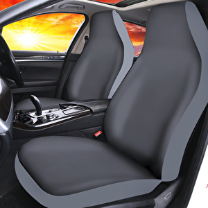 Volkswagen Uyumlu Oto Servis Kılıfı Tüm Modellere Uyumlu 4 Parça Takım Yeni Logo Set Gri