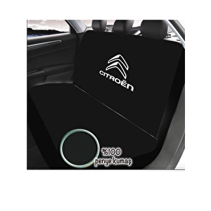 Citroen Uyumluc Elysee Koltuk Servis Kılıfı Ön Ve Arka 4 Parça Takım Siyah
