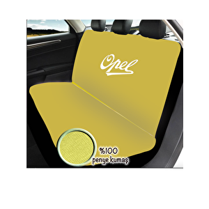 Oto Koltuk Kılıfı Opel Corsa  Uyumlu %100 Penye   Araç Servis Kılıfı Terletmez,yıkanabilir Sarı
