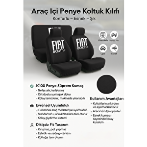 Mirsepet Tofaş Tipo Uyumlu Oto Servis Kılıfı Full Araç Set