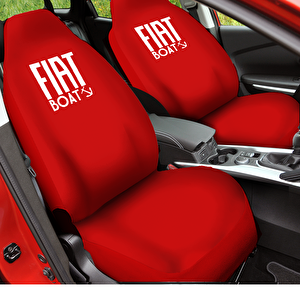 Penye Oto Koltuk Kılıfı Fiat Fiorino Uyumlu Yıkanabilir Kolay Montaj Kırmızı