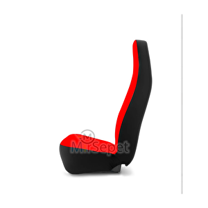 Mirsepet Reno Kangoo Uyumlu Oto Araba Araç Koltuk Kılıfı Tam Uyum Yeni Logo Set Kırmızı