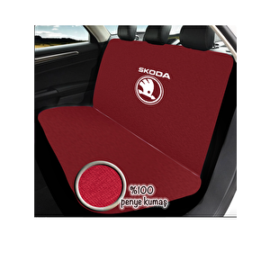 Skoda Citigo Servis Kılıfı Ön Ve Arka 4 Parça Takım Kırmızı