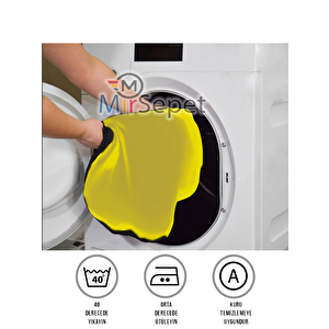 Mirsepet Oto Koltuk Kılıfı Renault Symbol Uyumlu %100 Penye   Araç Servis Kılıfı Terletmez,yıkanabilir Sarı