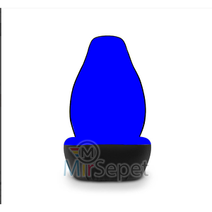Mirsepet Reno Clio Uyumlu Koltuk Koruyucu Penye Full Araç Yeni Logo Set Lacivert