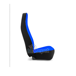 Mirsepet Reno Clio Uyumlu Araba Koltuk Kılıfı 4 Parça Takım Yeni Logo Set Mavi