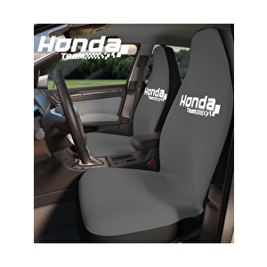 Oto Koltuk Kılıfı Honda Uyumlu %100 Penye   Araç Servis Kılıfı Terletmez,yıkanabilir Gri