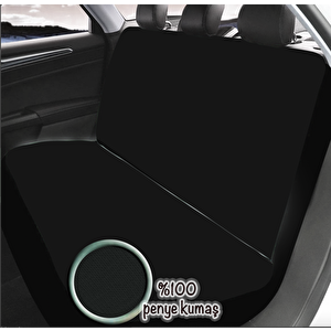 Toyota Urban Uyumlu Penye Koltuk Kılıfı 4 Parça Takım Set Siyah