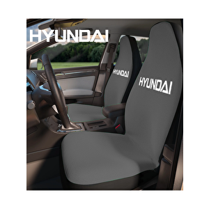 Hyundai İ20 Uyumlu Oto Servis Kılıfı 4 Parça Takım Set Gri