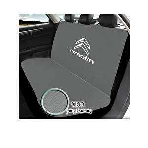 Mirsepet Citroen Uyumlu C4 Koltuk Servis Kılıfı Ön Ve Arka 4 Parça Takım Gri