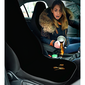 Mirsepet Oto Koltuk Kılıfı Peugeot 206 Uyumlu %100 Penye   Araç Servis Kılıfı Terletmez,yıkanabilir Siyah