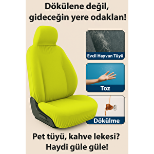 Mirsepet Kia Sorento Uyumlu Oto Koltuk Kılıfı Full Araç Set Sarı