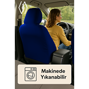 Mirsepet Reno Symbol Servis Kılıfı Ön Ve Arka 4 Parça Takım Lacivert