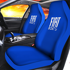 Penye Oto Koltuk Kılıfı Fiat Egea Ailesi Uyumlu Yıkanabilir Kolay Montaj Mavi