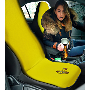 Mirsepet Fiat / Tofaş Sarı Uno Oto Servis Kılıfı 4 Parça Takım Set Sarı