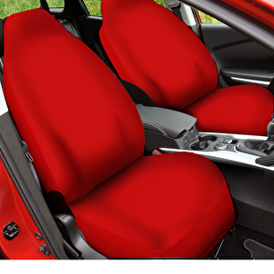 Mirsepet Volkswagen Uyumlu Jetta Oto Araba Araç Koltuk Kılıfı 4 Parça Yeni Logo Set Kırmızı