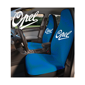 Oto Koltuk Kılıfı Opel Corsa  Uyumlu %100 Penye   Araç Servis Kılıfı Terletmez,yıkanabilir Mavi