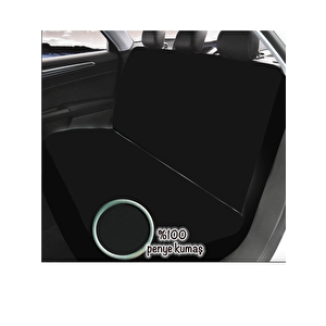 Reno Clio Uyumlu Araba Koltuk Kılıfı 4 Parça Yeni Logo Set Siyah