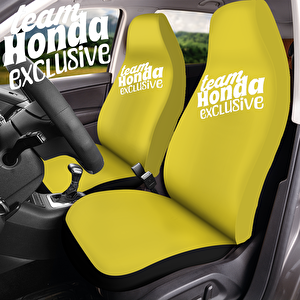 Honda Type-r Uyumlu Oto Servis Kılıfı Full Araç Set Sarı
