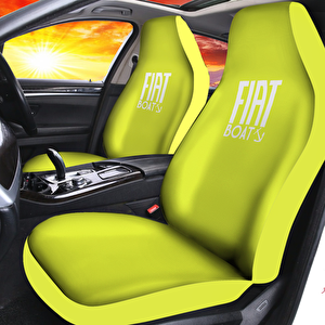 Penye Oto Koltuk Kılıfı Fiat Egea Firefly Uyumlu Yıkanabilir Kolay Montaj Sarı