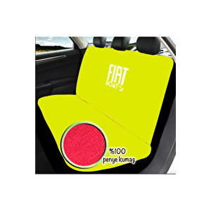 Mirsepet Penye Oto Koltuk Kılıfı Fiat Fiorino Uyumlu Yıkanabilir Kolay Montaj Sarı
