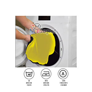 Mirsepet Penye Oto Koltuk Kılıfı Fiat Fiorino Uyumlu Yıkanabilir Kolay Montaj Sarı