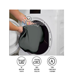 Mirsepet Reno Clio Uyumlu Araba Koltuk Kılıfı 4 Parça Yeni Logo Set Gri