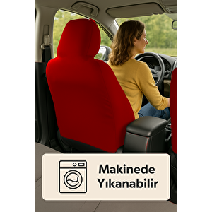 Mirsepet Kia Sportage Uyumlu Araba Koltuk Kılıfı Kampanyalı Fiyat Set Kırmızı