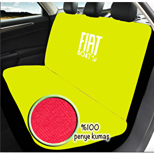 Mirsepet Penye Oto Koltuk Kılıfı Fiat Doblo Uyumlu Yıkanabilir Kolay Montaj Sarı