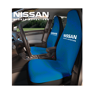 Nissan Navara Uyumlu Oto Servis Kılıfı Tam Uyum Set Mavi