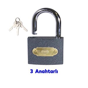 Sandık Kutu Askısı 35 Luk Menteşeli Kilit Aparatı Tosba Kilit 32 Mm Asma Kilit 2'li Set