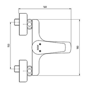 Eca Niobe 3'lü Batarya Seti(banyo 482+lavabo 054+eviye 098)