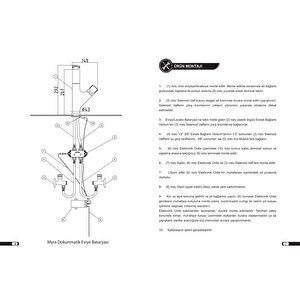 Eca Myra Dokunmatik Lavabo Bataryası 102188031h