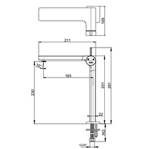 Eca Purity Yüksek Tip Lavabo Bataryası 102188046h 20 Yıl Garantili E.c.a.