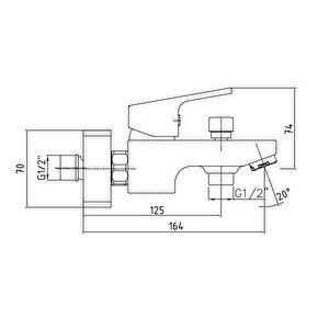 Eca Tiera Banyo Bataryası 469+tiera Kolonlu Tepe Duş Seti 012    2li Set