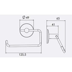 Banyo Lale Tuvalet Kağıtlığı Kapaksız 140101010 E.c.a