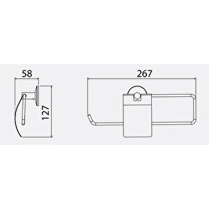 Banyo Lale Kağıt Havluluk Kapaklı 140101011 E.c.a