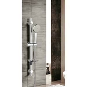 T-may Lidya Oval Borulu Hareketli Sürgülü Duş Seti Üst Takımı