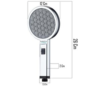 T-may Gediz Kare Borulu Hareketli Sürgülü Duş Seti Üst Takımı