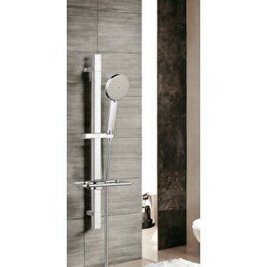 T-may Lidya Kare Borulu Hareketli Sürgülü Duş Seti Üst Takımı