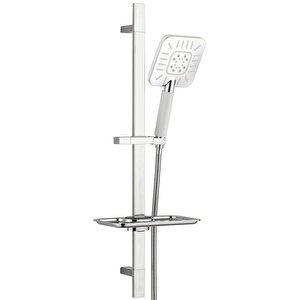 T-may Çamlıca Kare Borulu Hareketli Sürgülü Duş Seti Üst Takımı