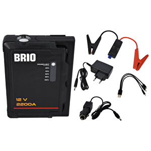 Brio Akü Takviye Cihazı 12v 2200a Mini X12