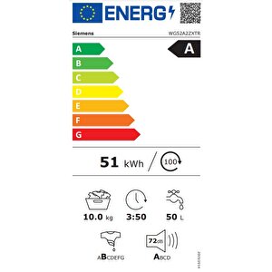 Siemens Wg52a2zxtr 10 Kg 1200 Devir Çamaşır Makinesi