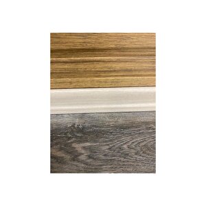 Laminant Parke Süpürgelik 8cm Beyaz Kayın 856