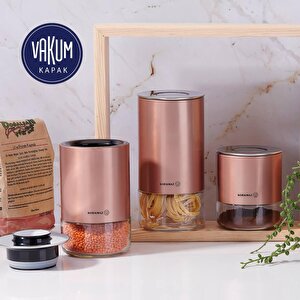 A5520-2 Stora Plus 3'lü Saklama Seti Rosegold
