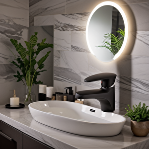Siyah Mix Lavabo Bataryası Mini model 12 cm