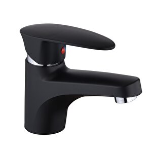 Siyah Mix Lavabo Bataryası Mini model 12 cm