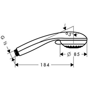 Crometta 85 Vario 2jet El Duşu